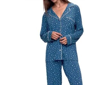Blue Starry Eberjey Pajamas